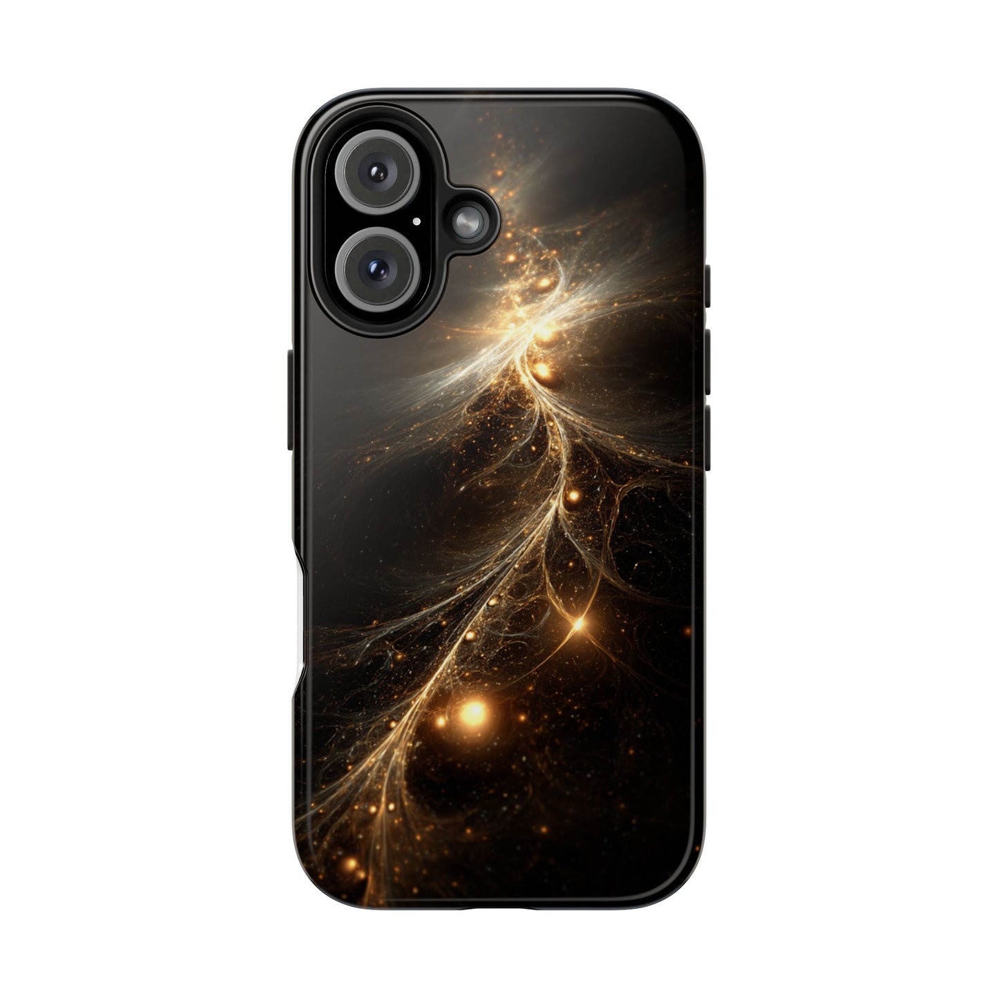 Cosmic Glow Tough Phone Case - Galaxy Design for Sci-Fi Lovers