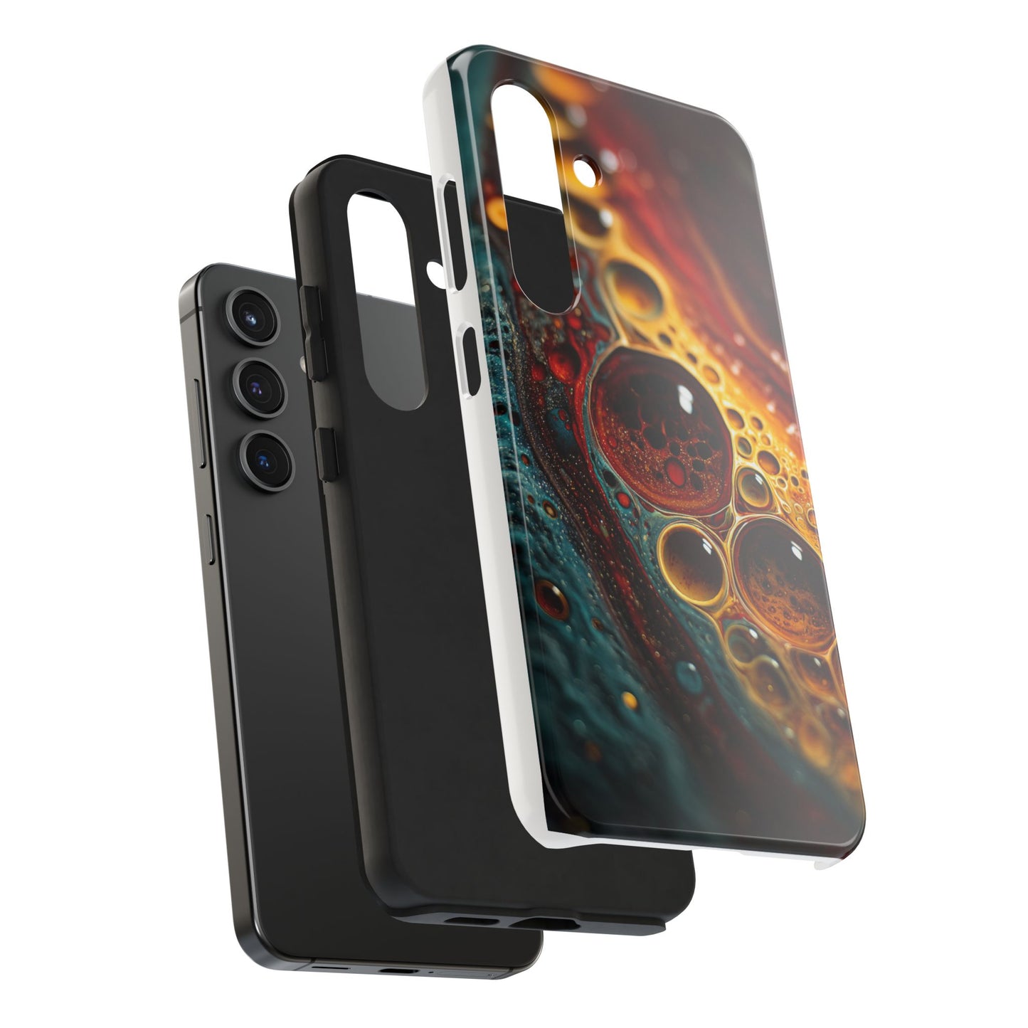 Vibrant Abstract Tough Phone Case - Unique Art for Stylish Protection