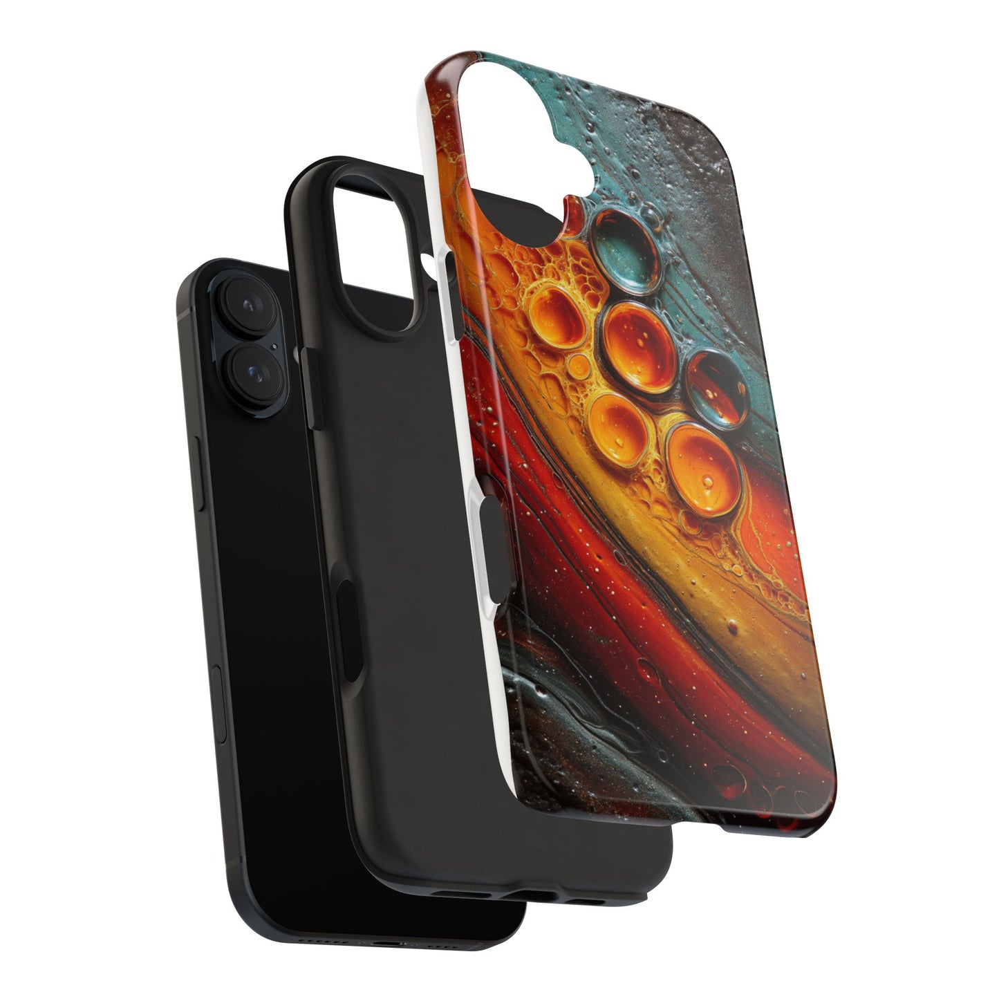 Artistic Tough Phone Case - Unique Abstract Design for Durable Protection
