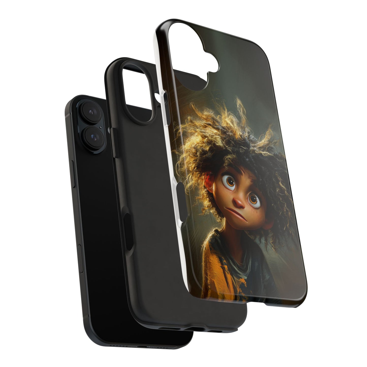 Whimsical Character Tough Phone Case for Kids