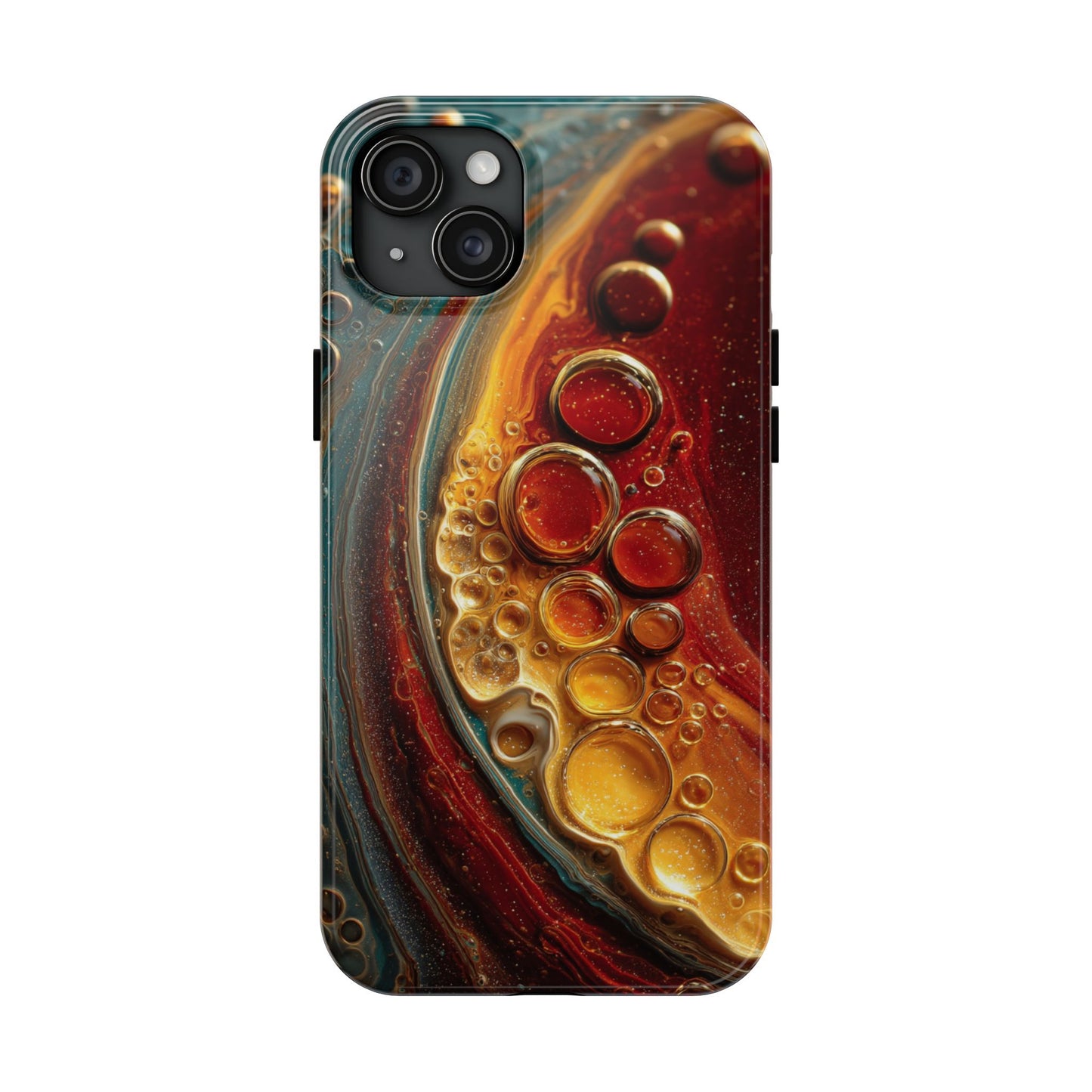Artistic Tough Phone Case - Abstract Lava Design