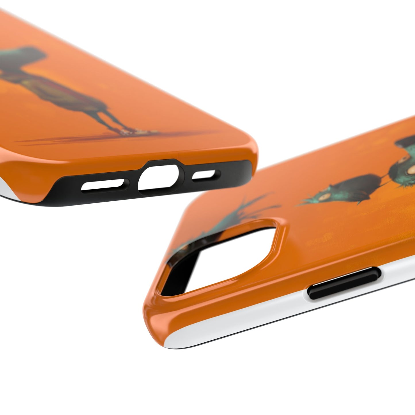 Fun Dog & Bird Tough Phone Cases - Quirky Animal Art for Pet Lovers