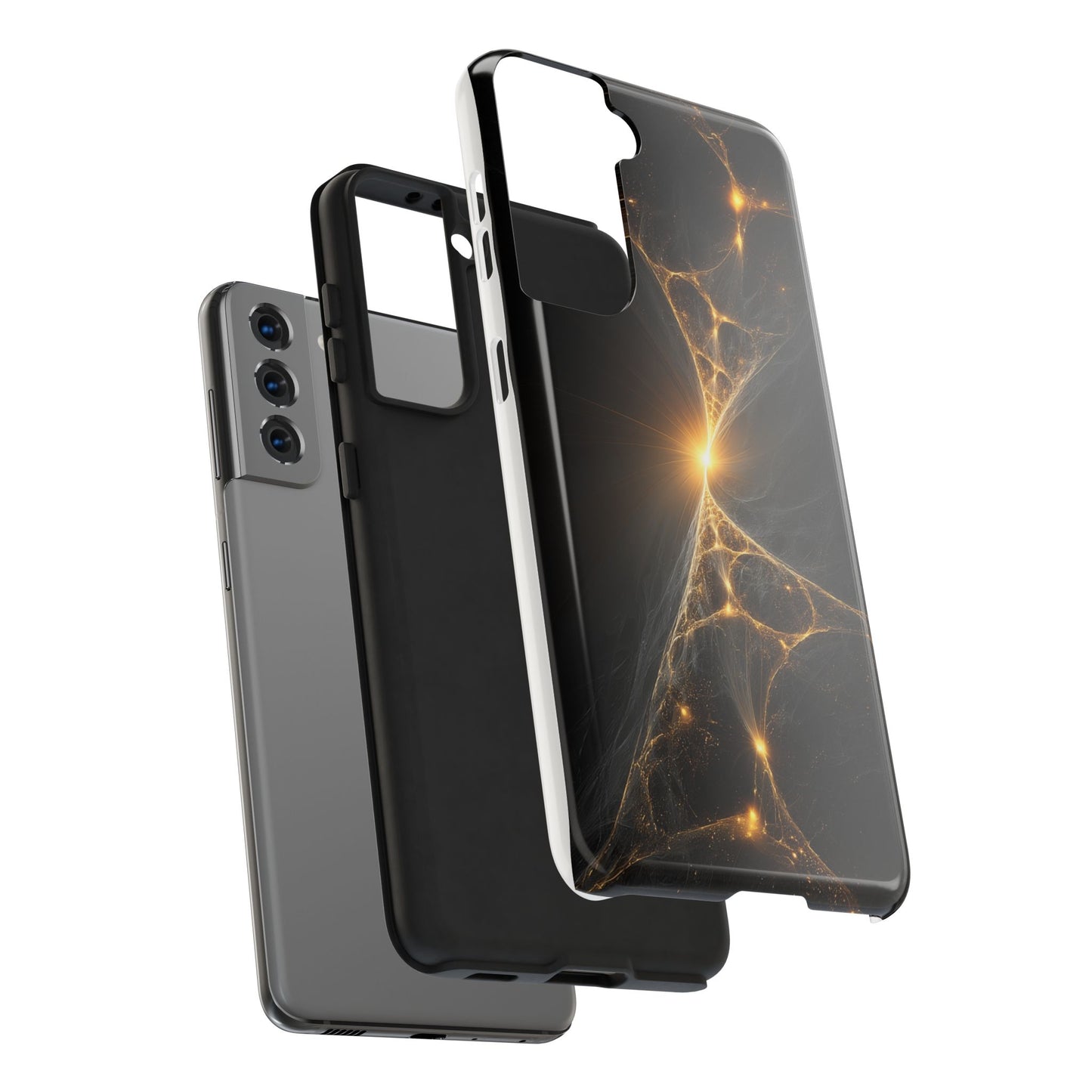 Cosmic Glow Tough Phone Case - Durable Protection with Stunning Galaxy Design