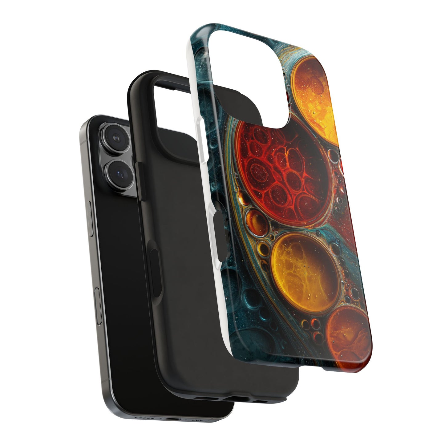 Vibrant Abstract Tough Phone Case - Durable Protection with Artistic Design