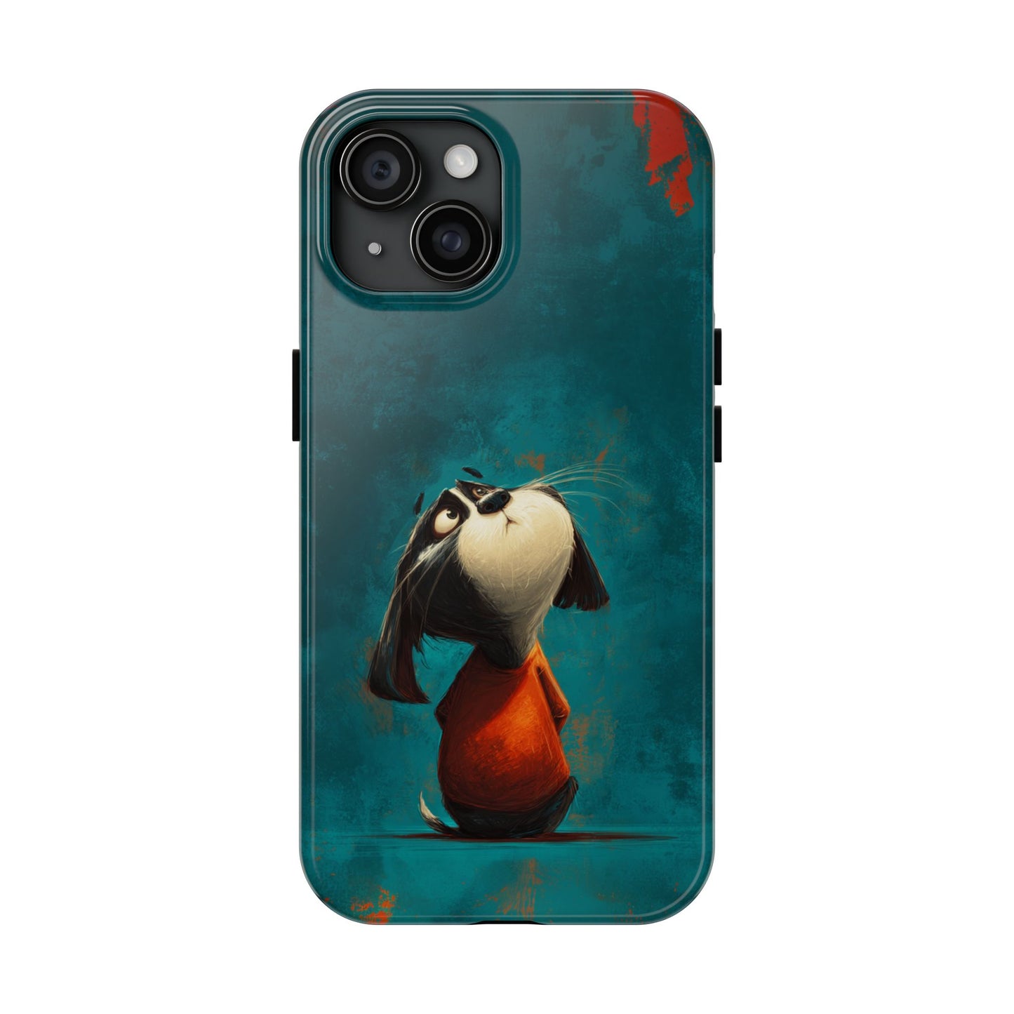 Whimsical Dog Tough Phone Case - Perfect for Pet Lovers!