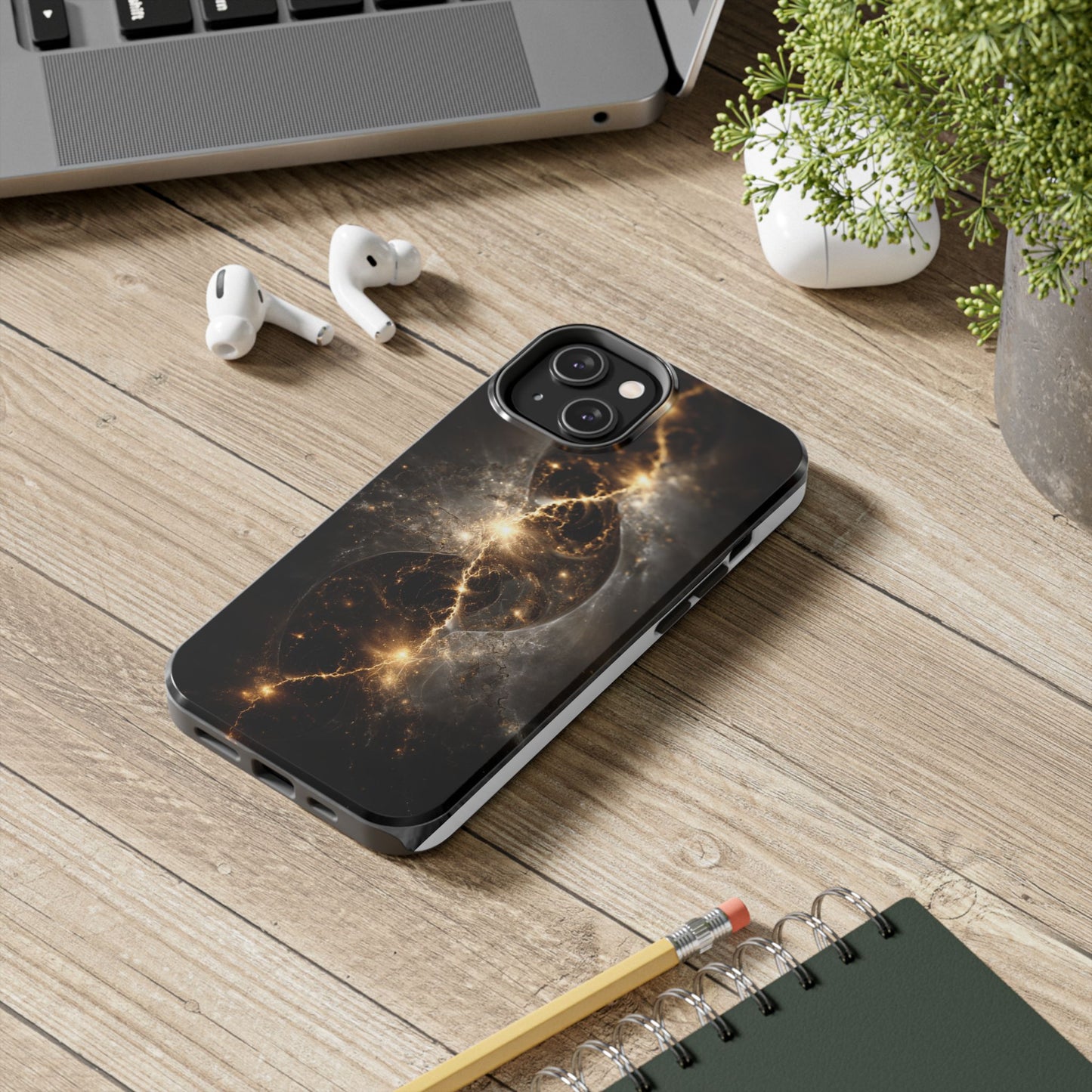 Galaxy-Inspired Tough Phone Case - Cosmic Protection for Your Device