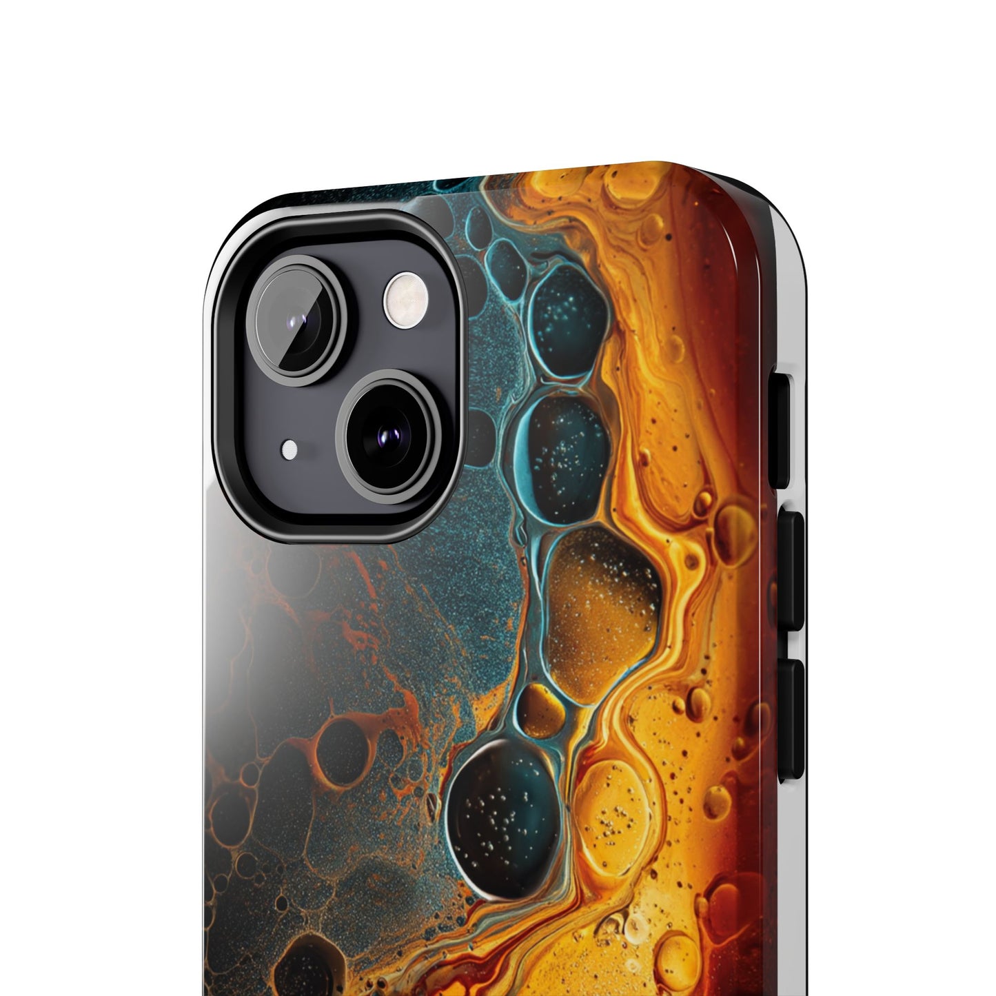 Abstract Lava Tough Phone Case - Vibrant Protective Cover for Adventurous Souls