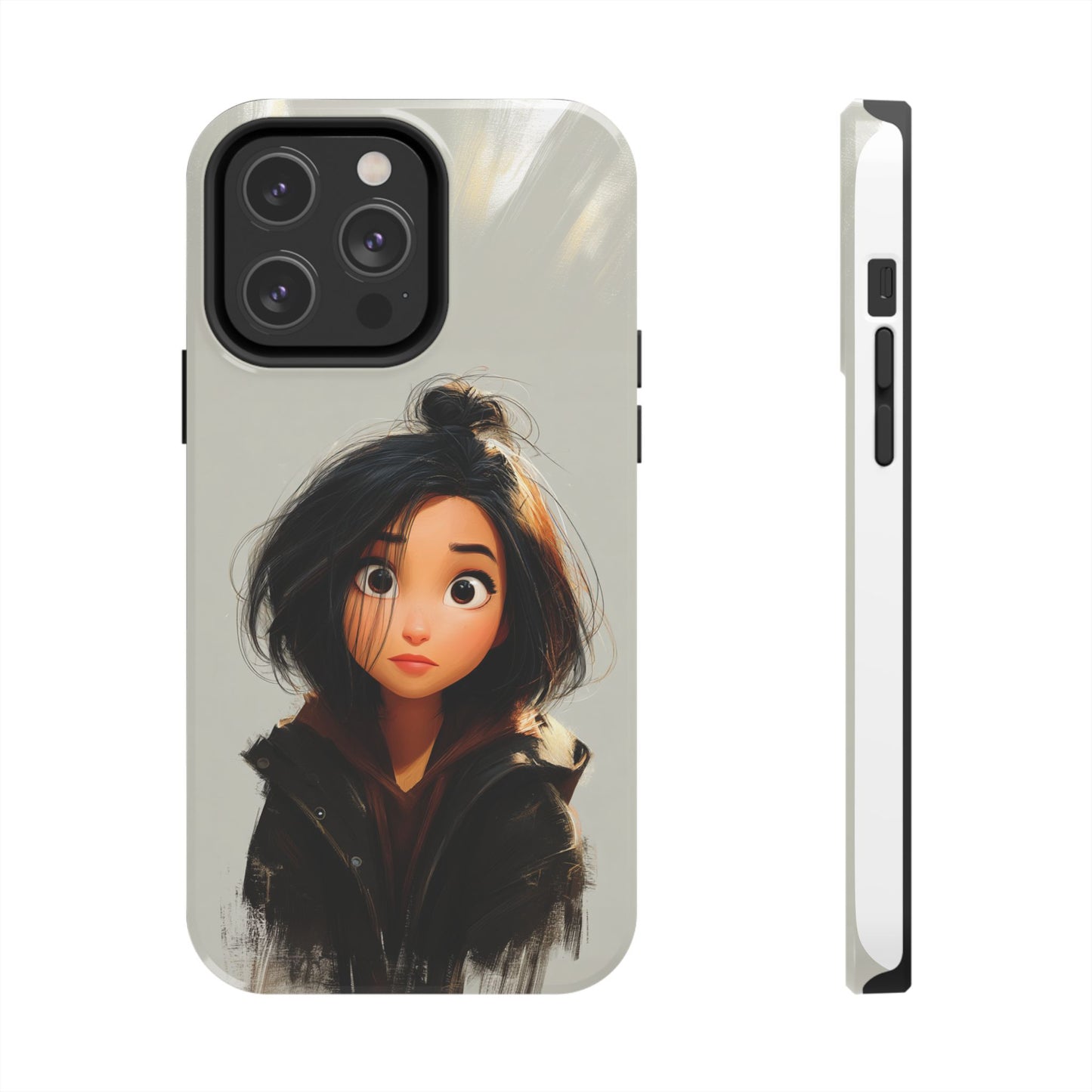 Artistic Tough Phone Case - Unique Design for Creative Souls