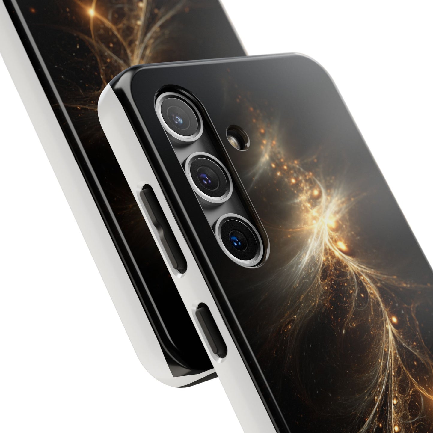 Cosmic Glow Tough Phone Case - Galaxy Design for Sci-Fi Lovers