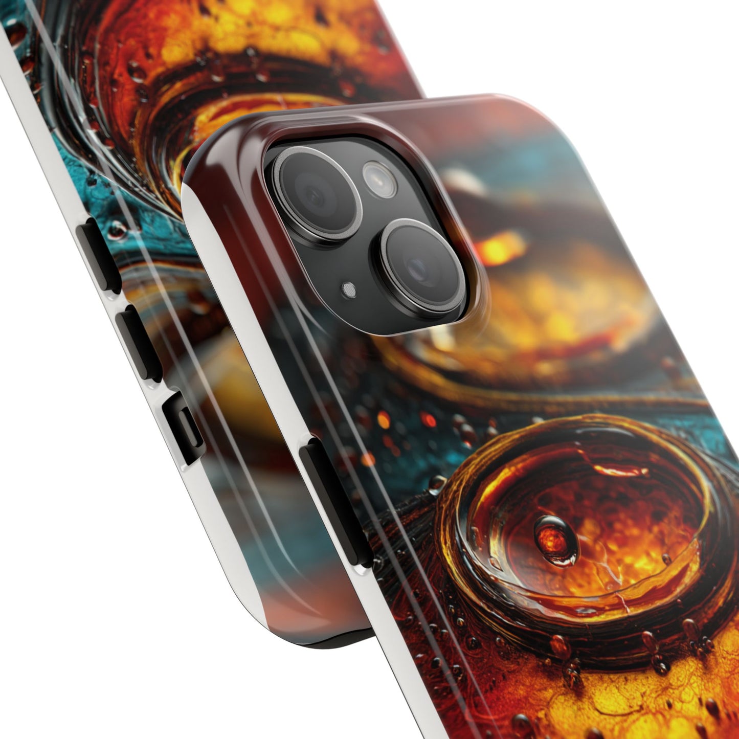 Artistic Tough Phone Case – Abstract Colorful Design for Unique Protection
