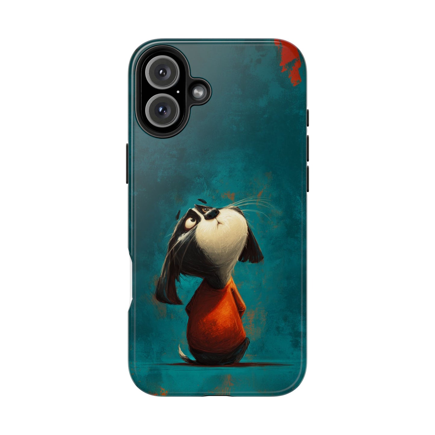 Whimsical Dog Tough Phone Case - Perfect for Pet Lovers!