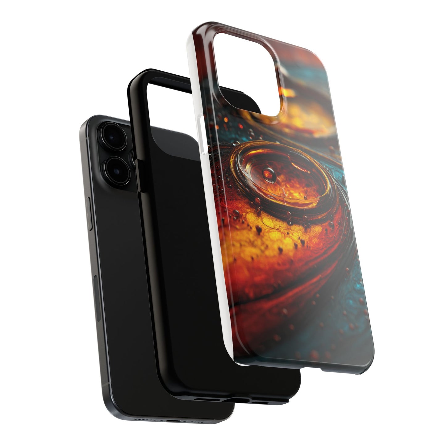 Artistic Tough Phone Case – Abstract Colorful Design for Unique Protection