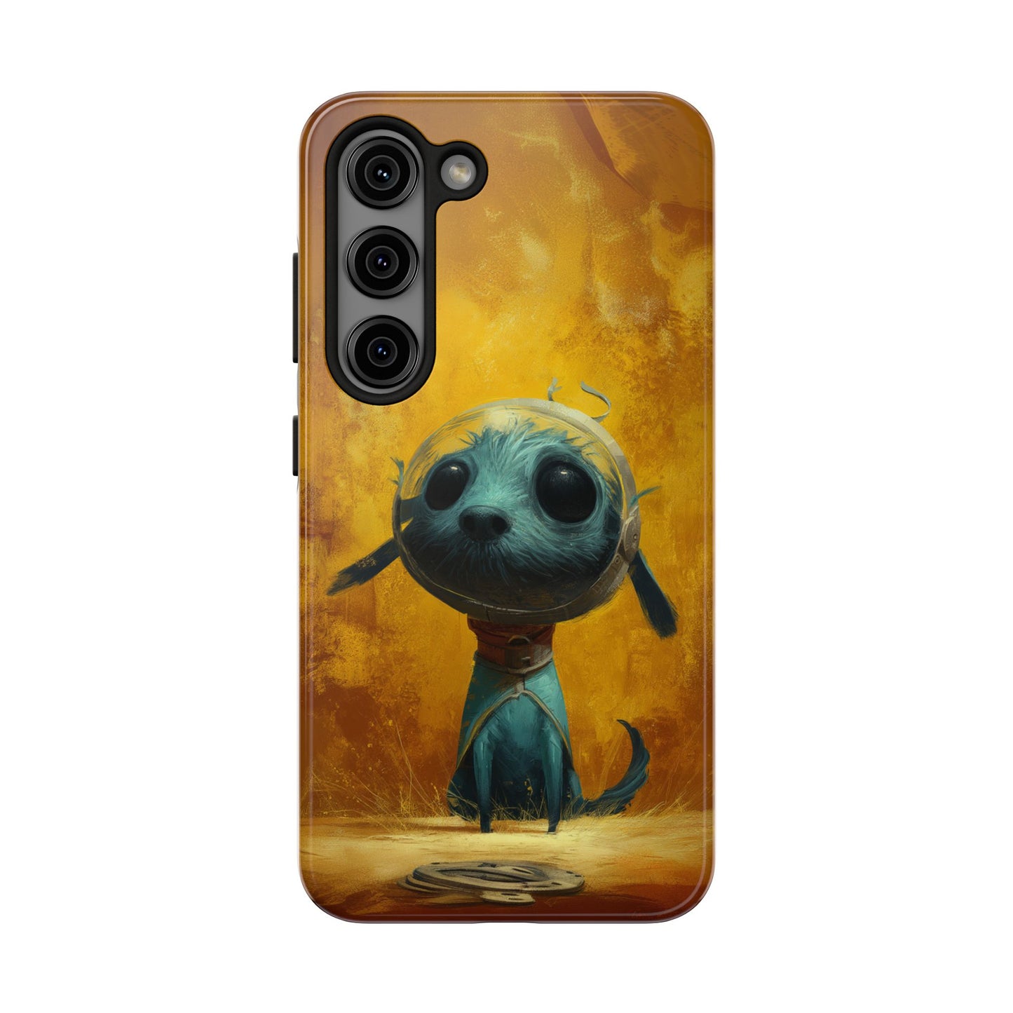 Cute Dog Art Tough Phone Case - Stylish & Protective