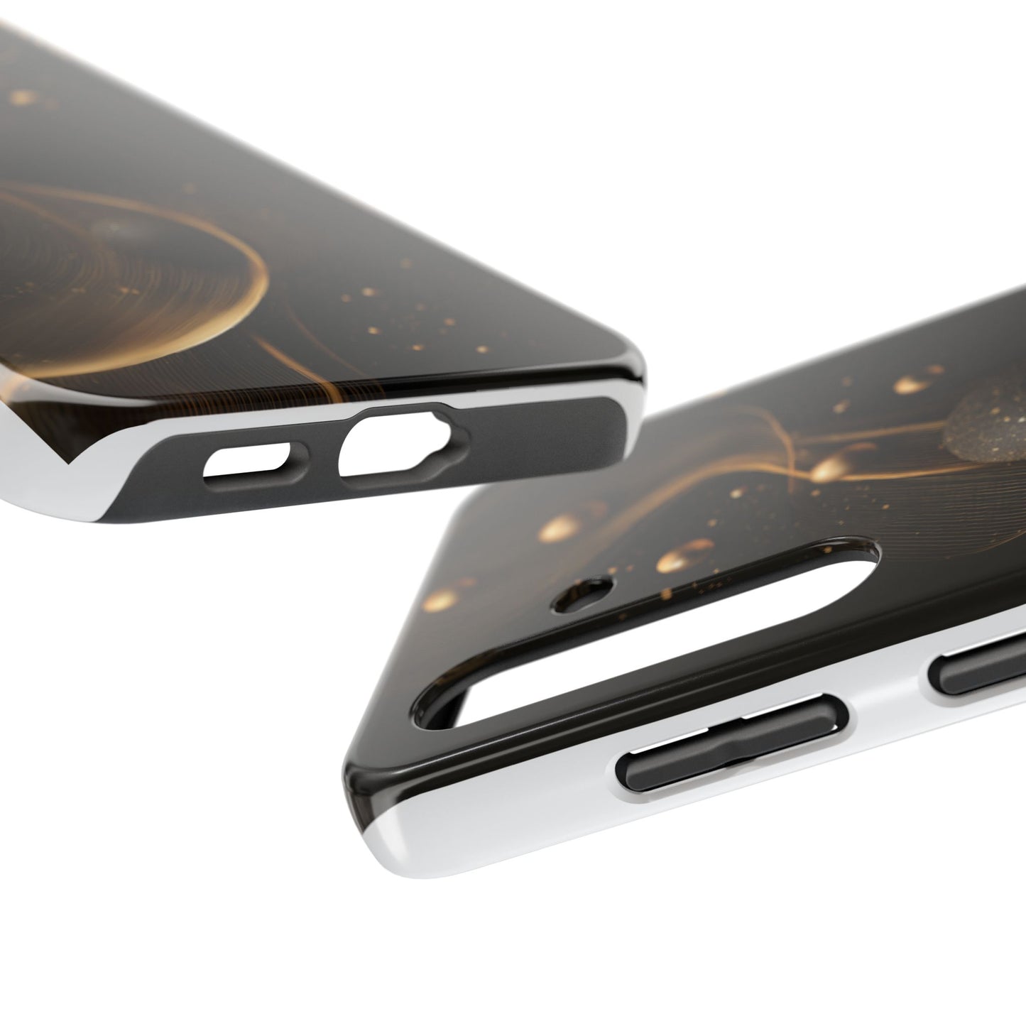 Elegant Abstract Galaxy Tough Phone Case - Perfect for Cosmic Art Lovers