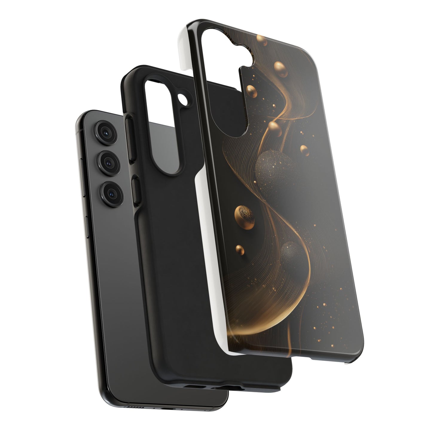 Elegant Abstract Galaxy Tough Phone Case - Perfect for Cosmic Art Lovers