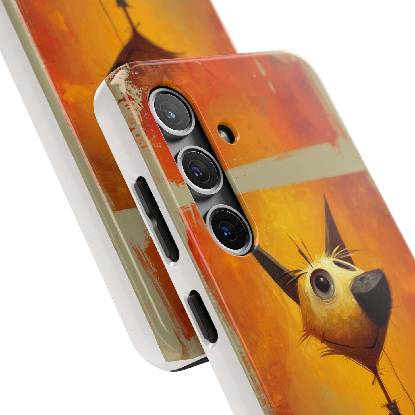 Whimsical Dog Art Tough Phone Case - Fun & Stylish Pet Lover Gift