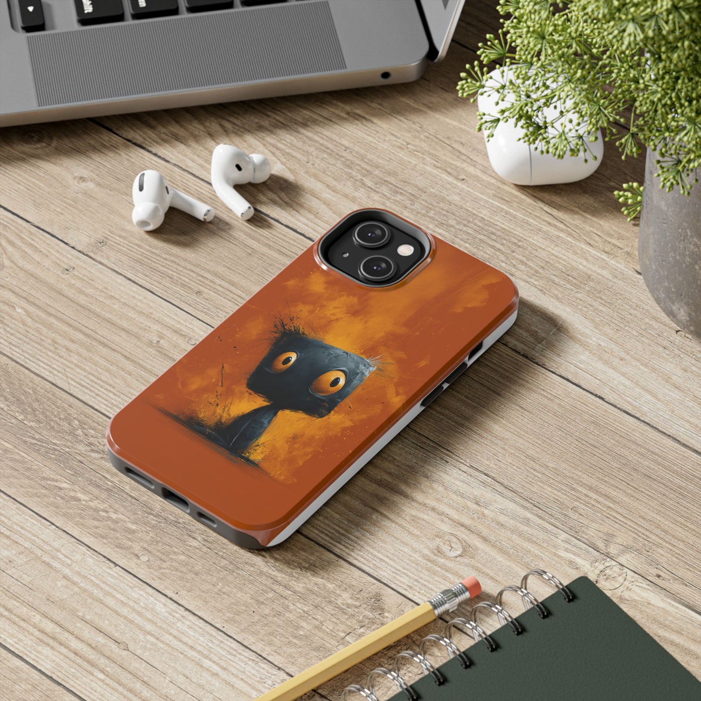 Cute Monster Tough Phone Case - Durable Protector for Kids & Adults