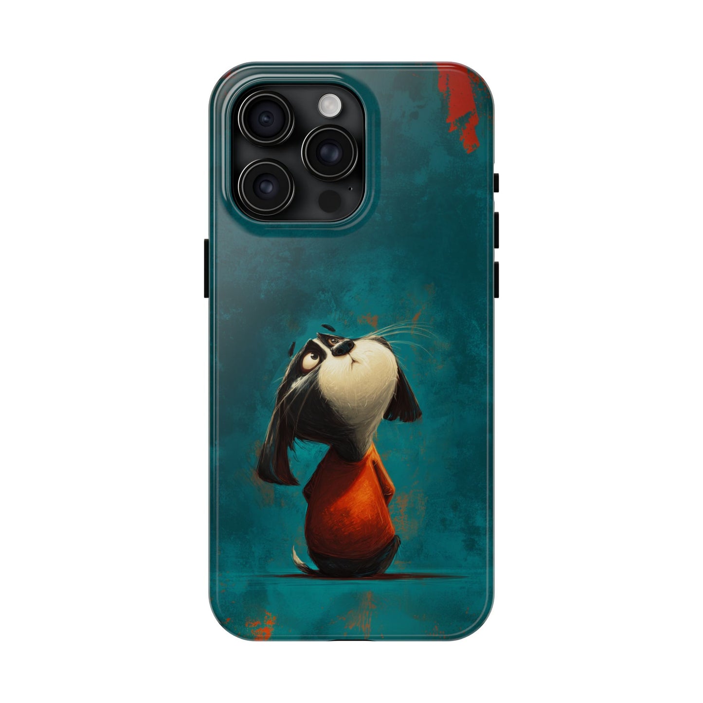 Whimsical Dog Tough Phone Case - Perfect for Pet Lovers!