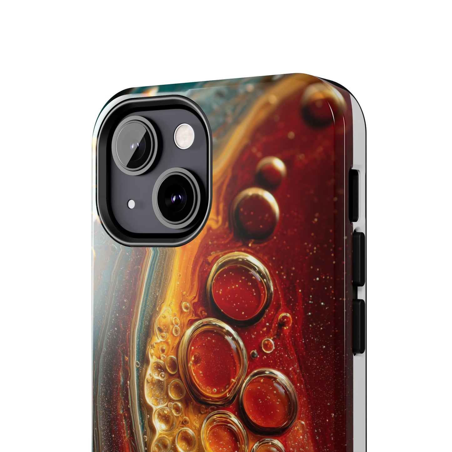 Artistic Tough Phone Case - Abstract Lava Design