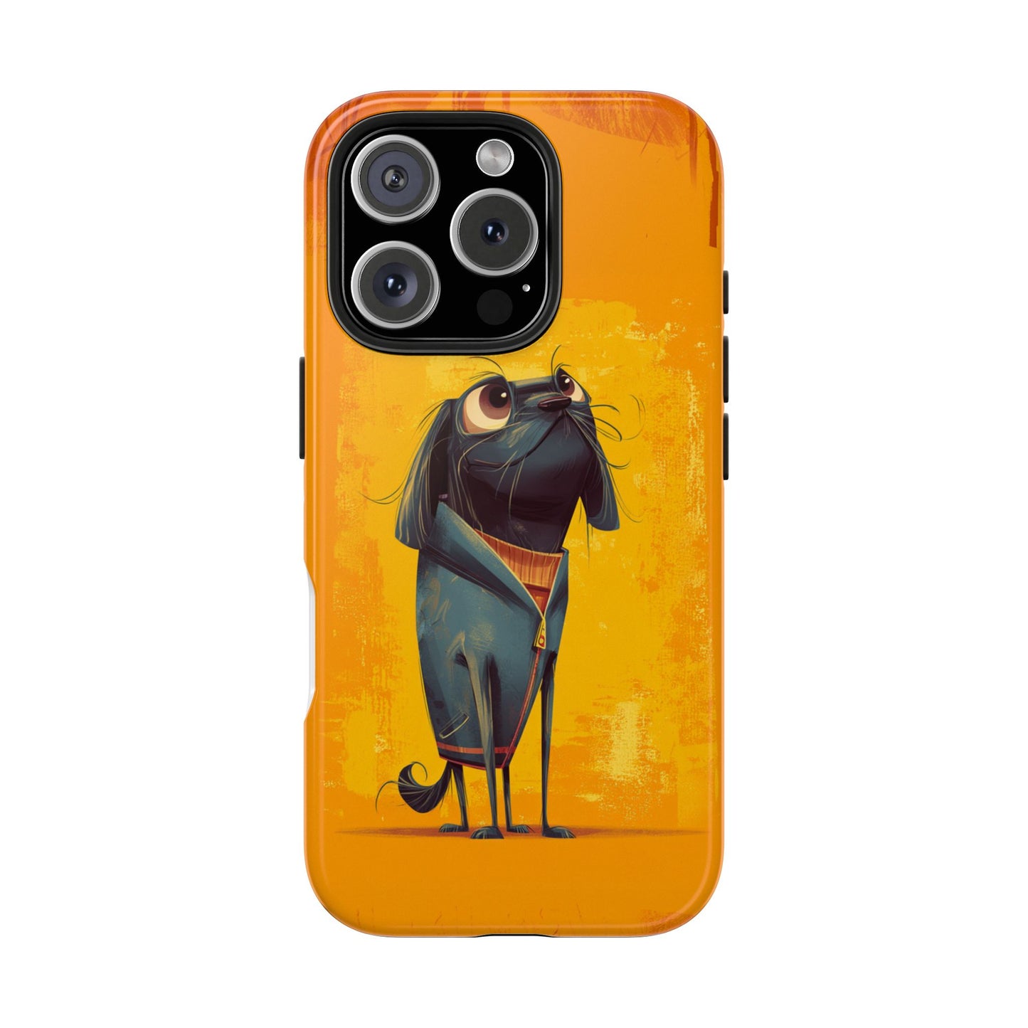 Fun Dog Art Tough Phone Case - Durable Pet Lover Gift