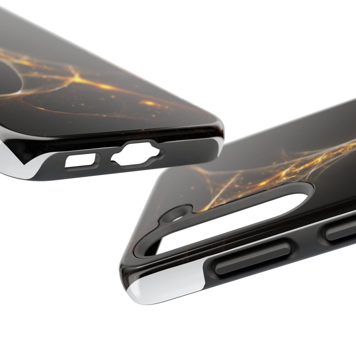 Cosmic Glow Tough Phone Case - Durable Protection with Stellar Design