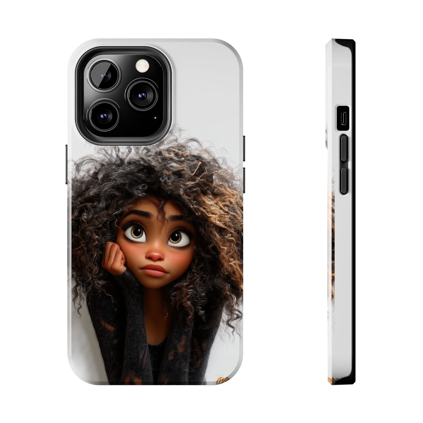 Whimsical Tough Phone Case – Playful Character Design for Teens & Creatives