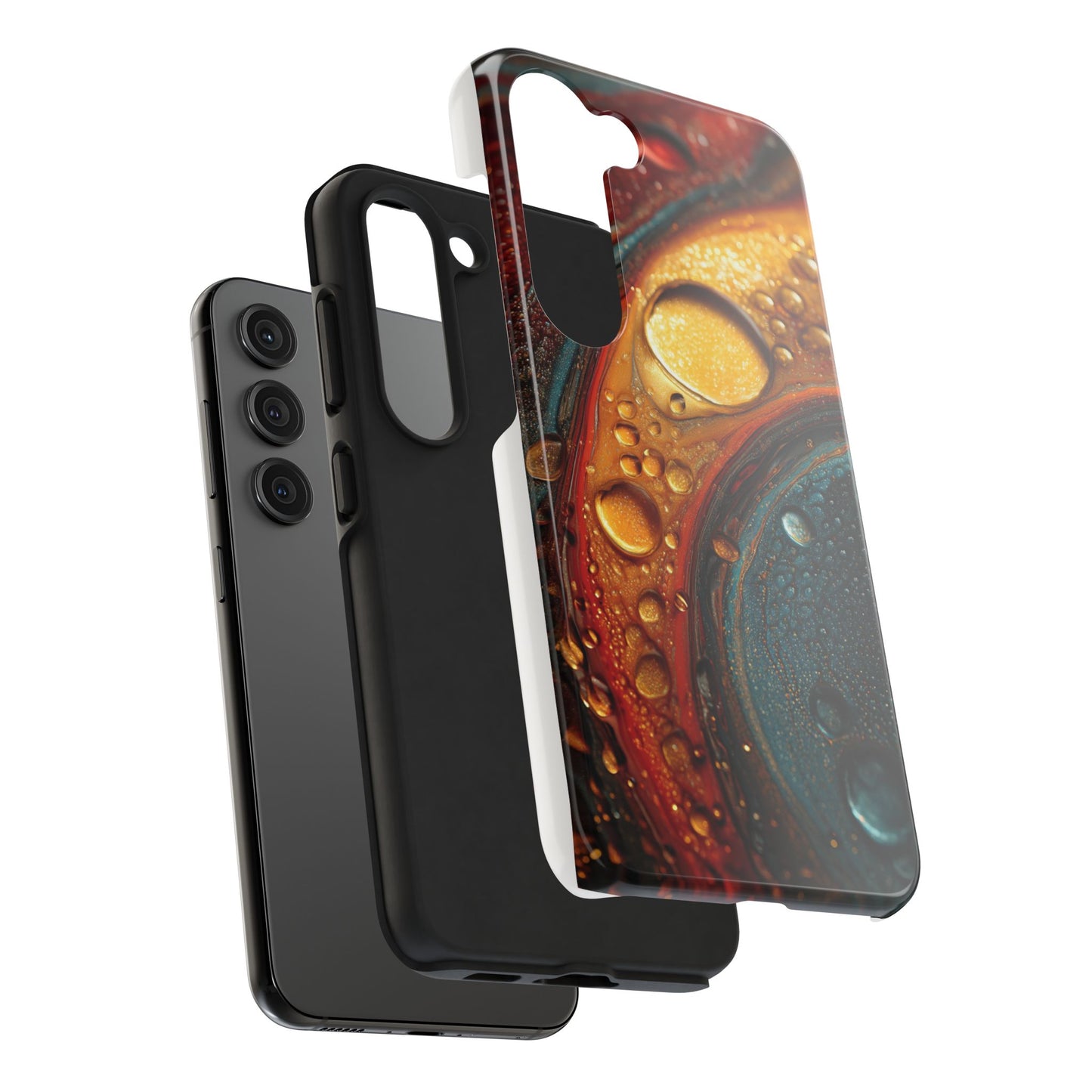 Vibrant Watercolor Tough Phone Case - Colorful Abstract Design