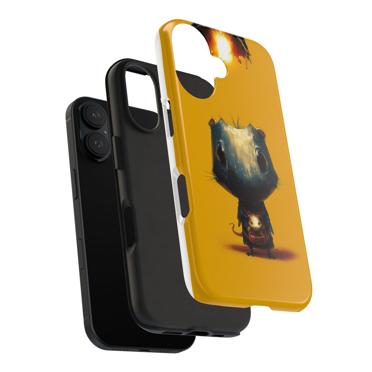 Whimsical Tough Phone Case | Cute Character Design for Animal Lovers