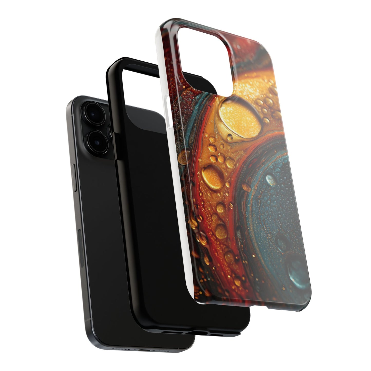 Vibrant Watercolor Tough Phone Case - Colorful Abstract Design