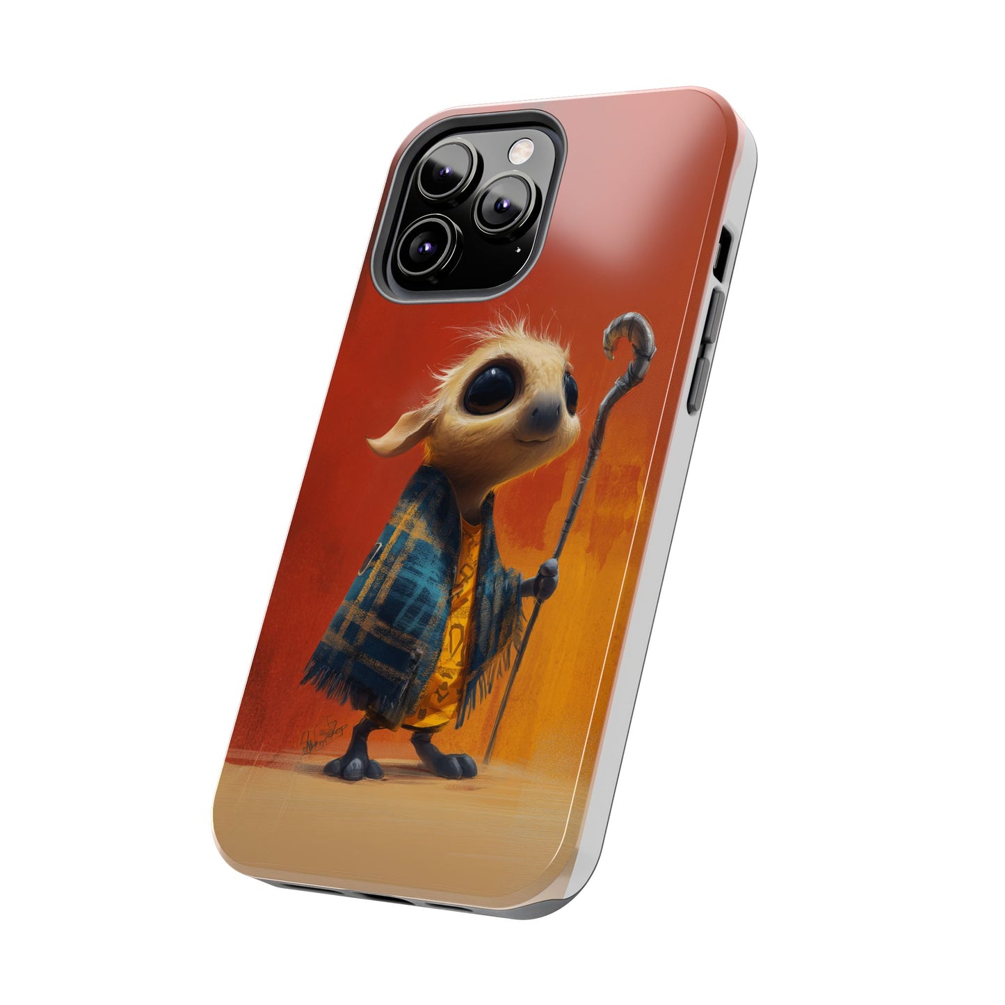 Whimsical Tough Phone Case - Cute Character Design for Kids & Adults