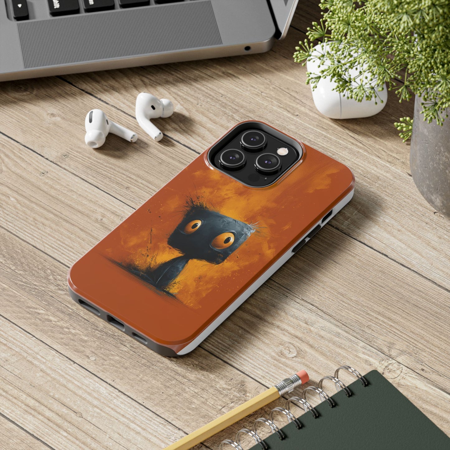 Cute Monster Tough Phone Case - Durable Protector for Kids & Adults