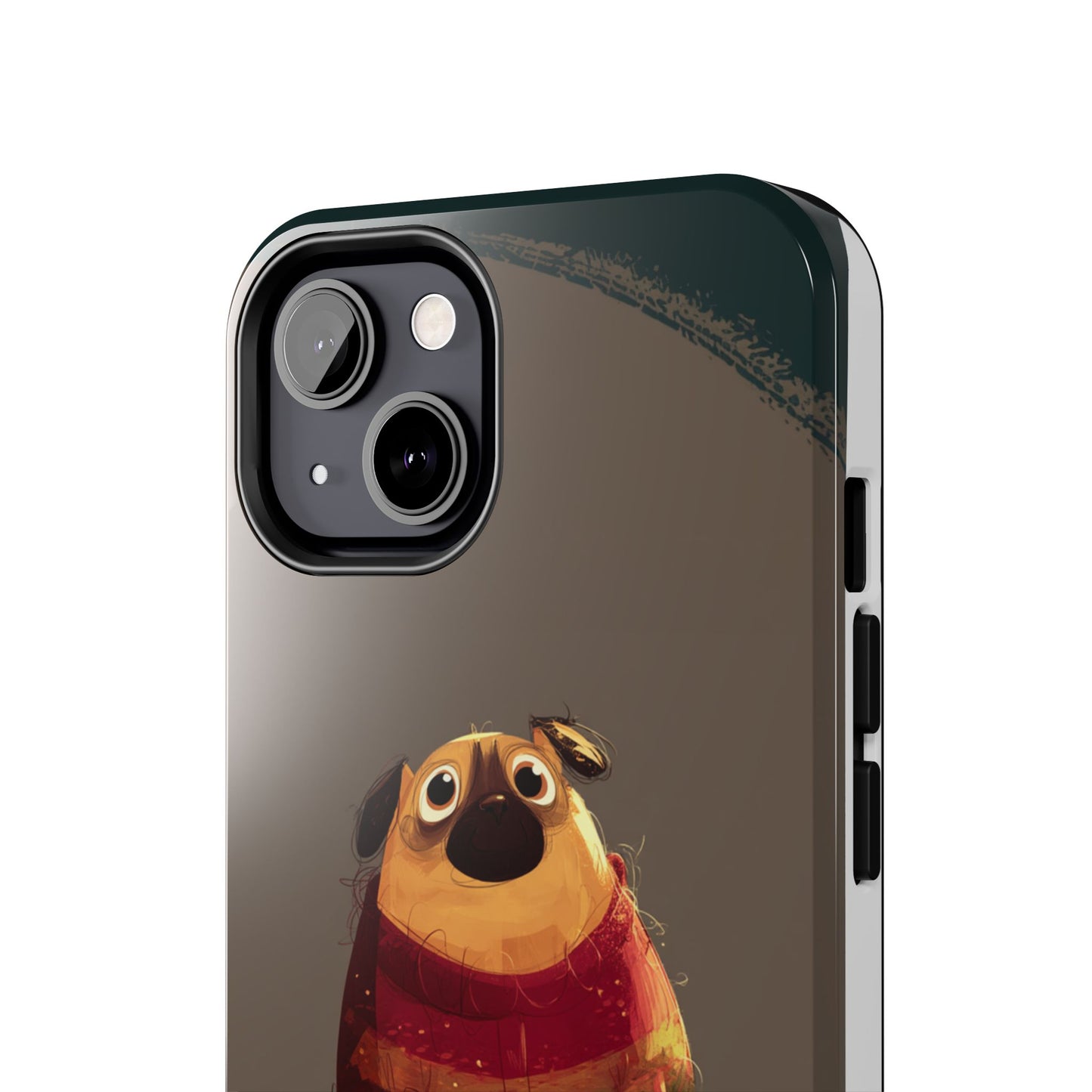 Cute Pug Tough Phone Case - Durable & Stylish Protection for Pet Lovers