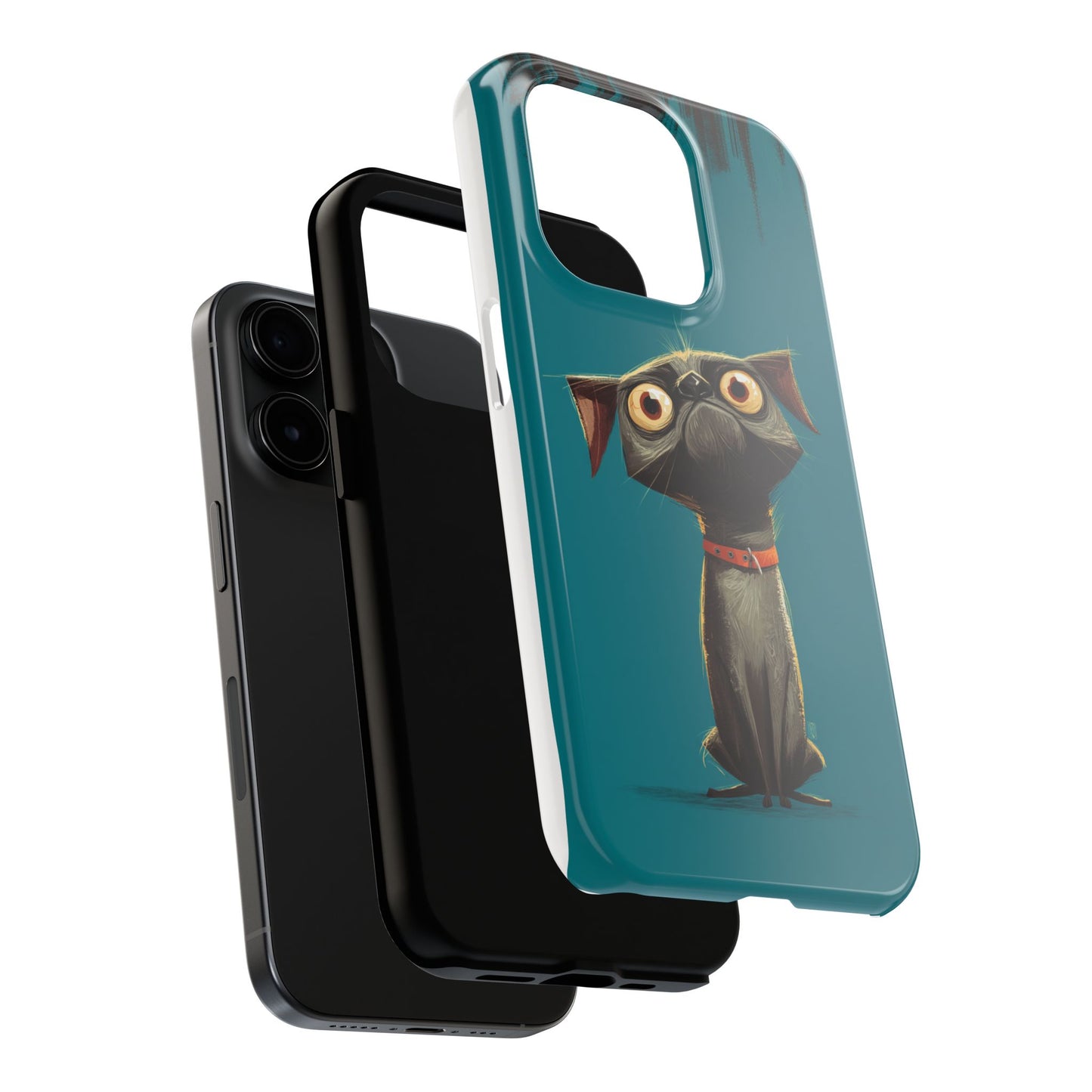 Cute Dog Tough Phone Case - Durable Protection for Pet Lovers