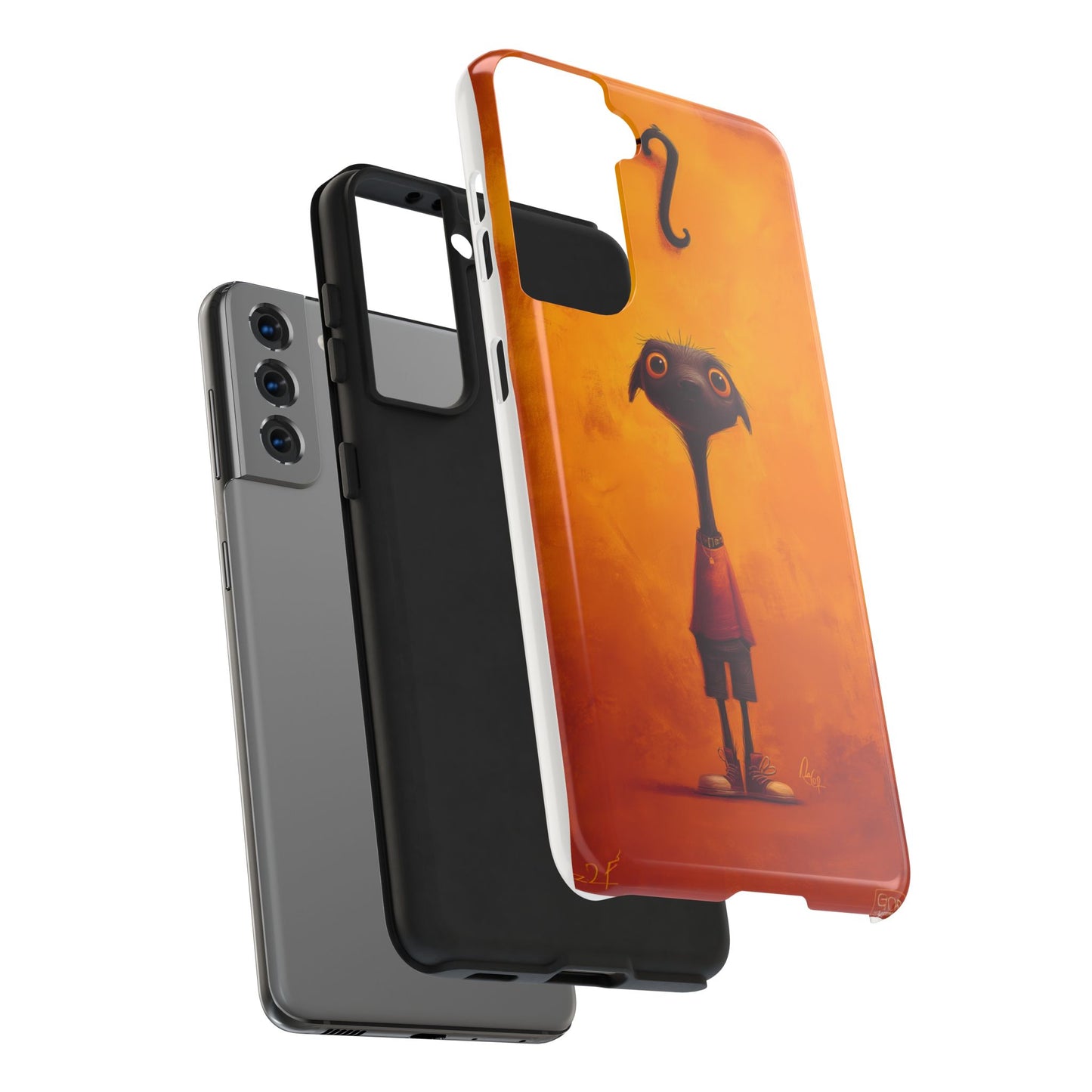 Whimsical Tough Phone Cases - Unique, Durable Design for Creative Minds