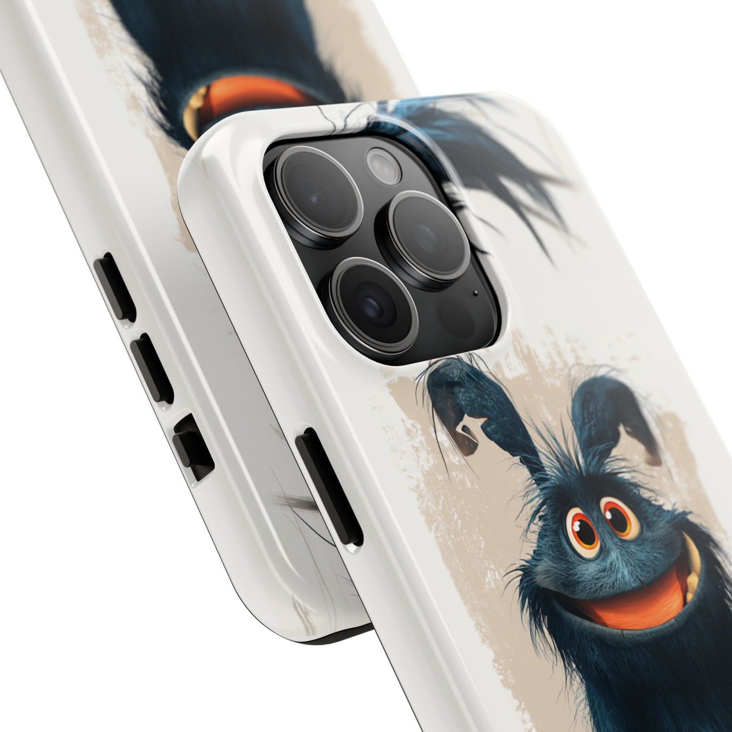 Whimsical Monster Tough Phone Case - Durable Protection for Fun-Loving Individuals