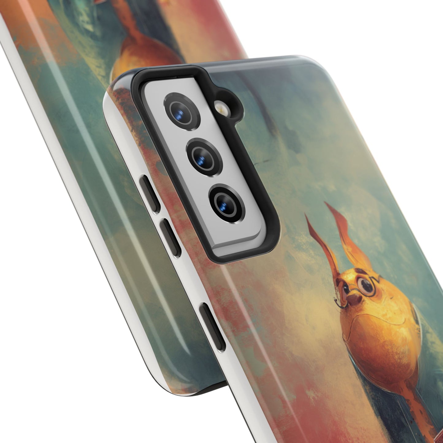 Animal Art Tough Phone Cases, Cute Character Phone Protector, Unique Cartoon Phone Cover, Fun Gift for Kids, Birthday or Holiday Present