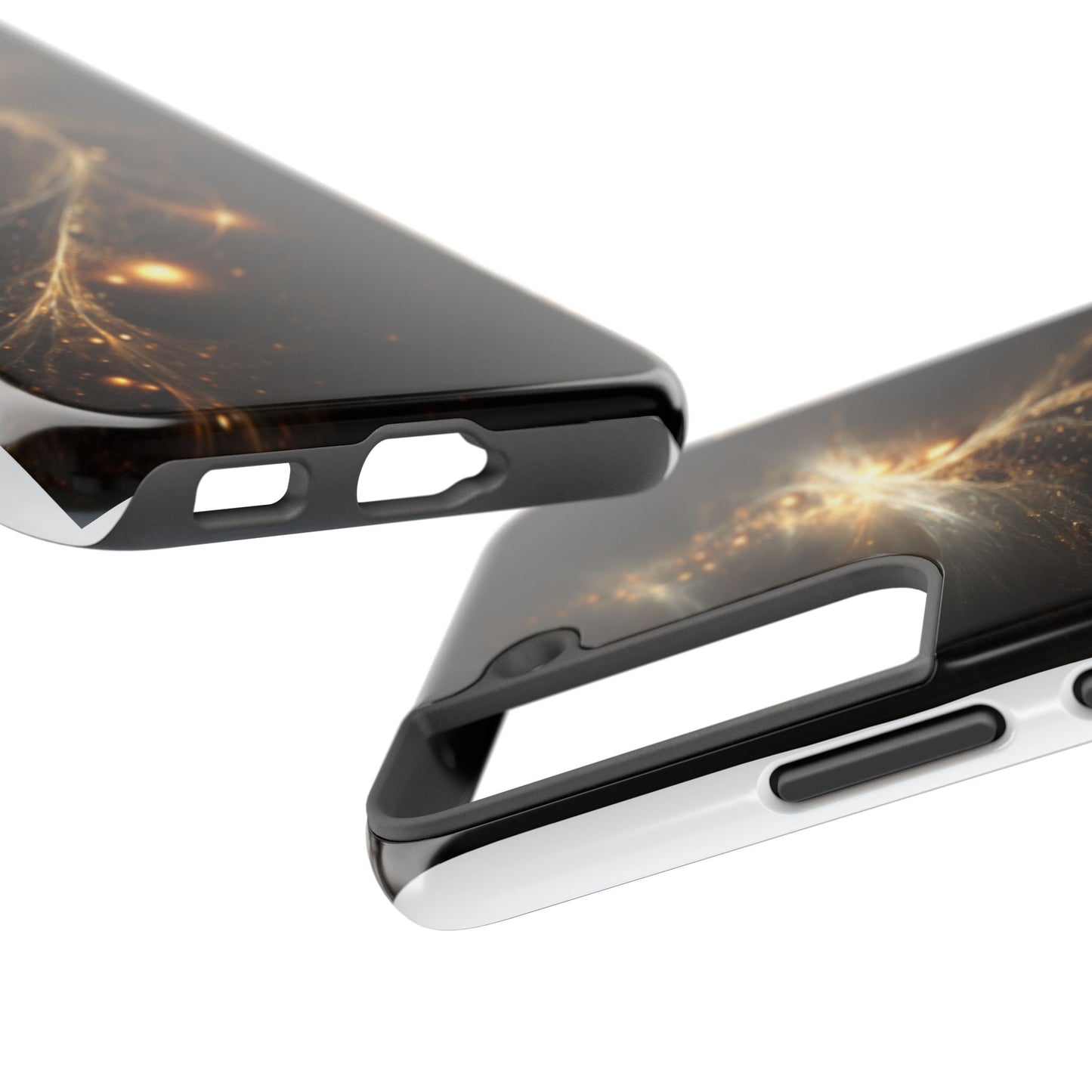 Cosmic Glow Tough Phone Case - Galaxy Design for Sci-Fi Lovers