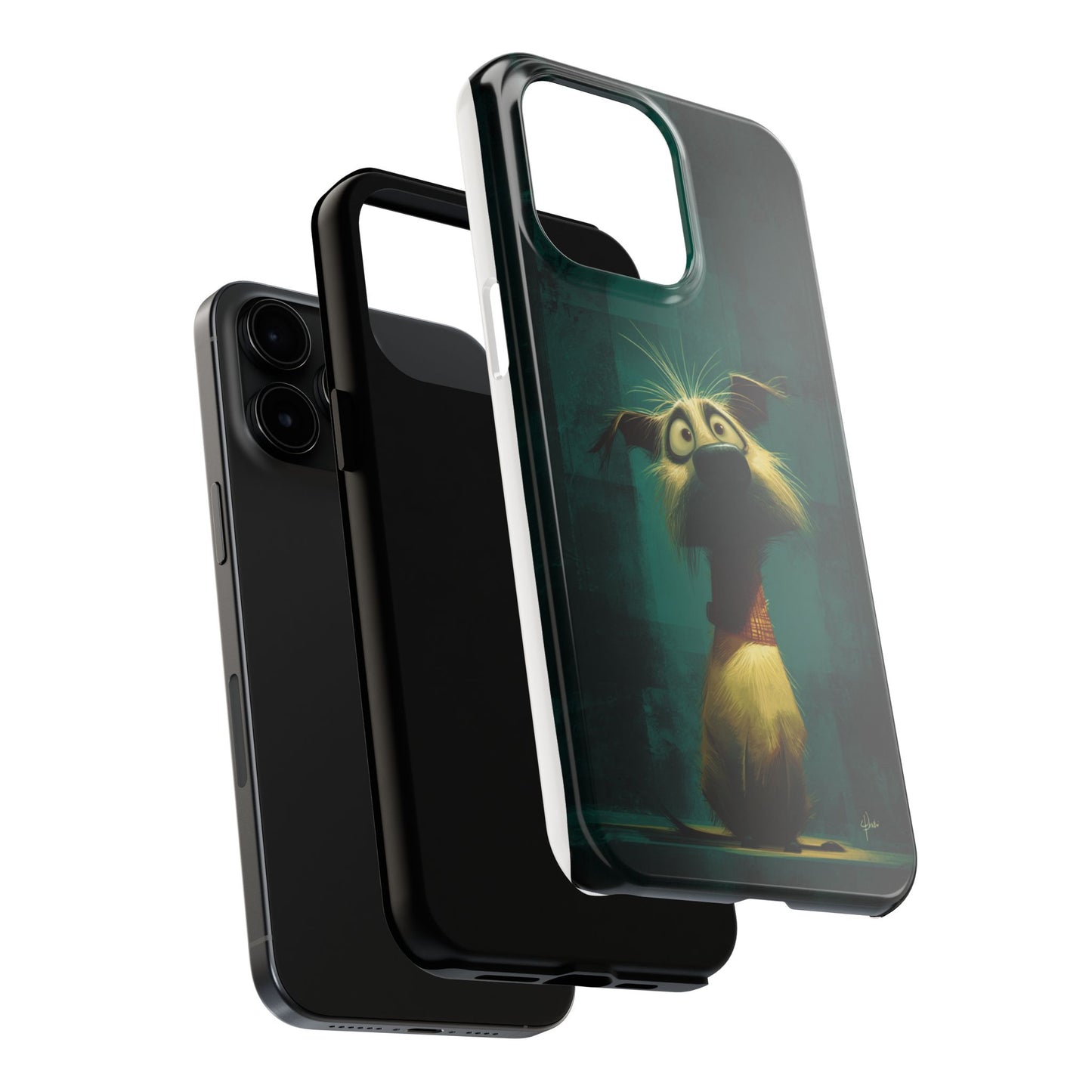 Cute Pet-Inspired Tough Phone Case - Ideal for Animal Lovers
