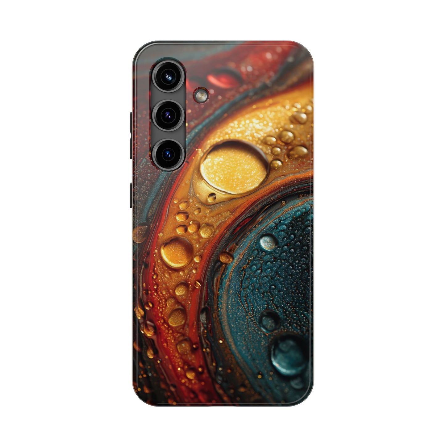 Vibrant Watercolor Tough Phone Case - Colorful Abstract Design