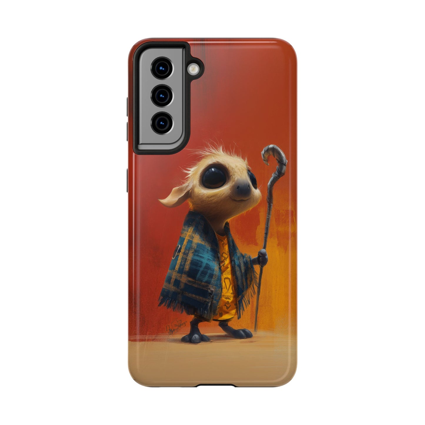 Whimsical Tough Phone Case - Cute Character Design for Kids & Adults