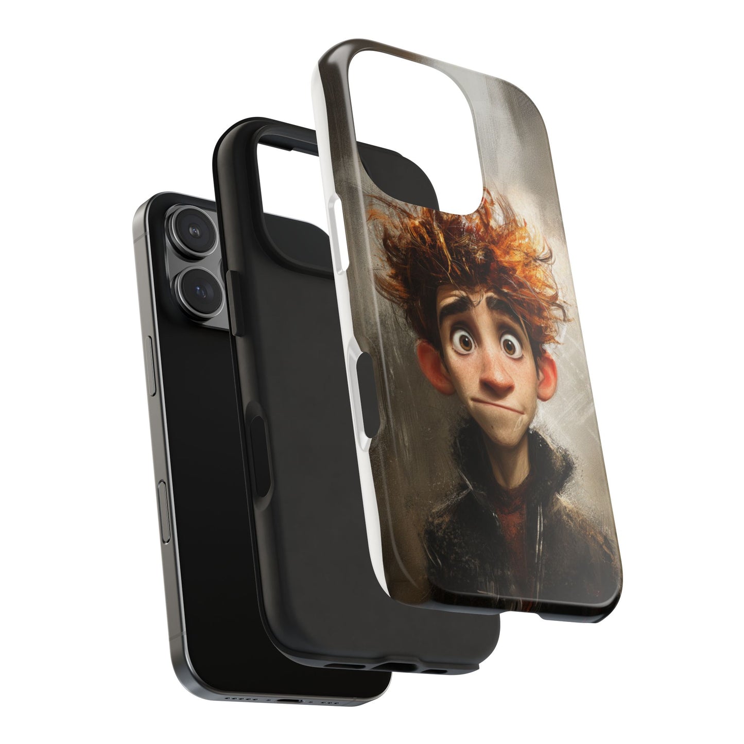 Whimsical Tough Phone Case – Unique Art Design for Creative Souls