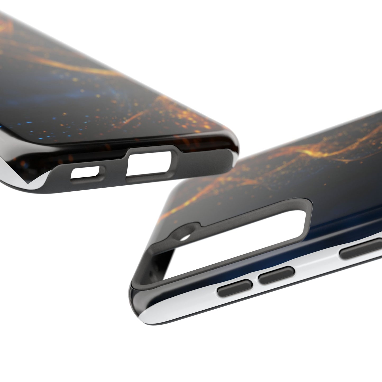 Galaxy Sparkle Tough Phone Case - Durable Protection with Elegant Design