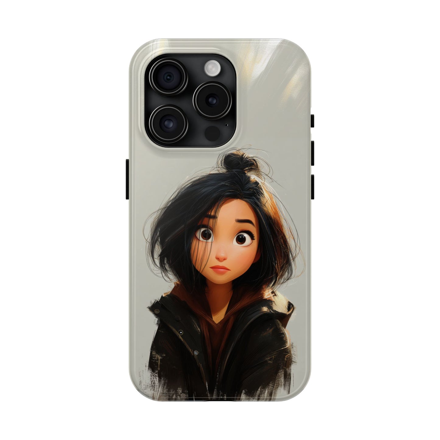 Artistic Tough Phone Case - Unique Design for Creative Souls