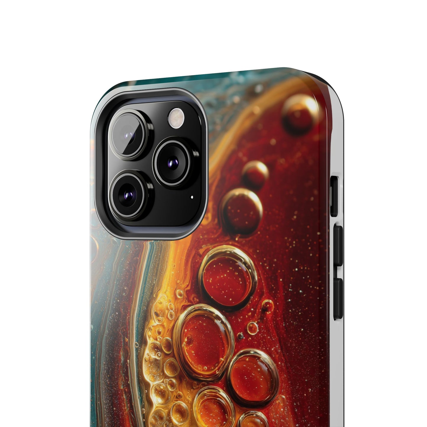 Artistic Tough Phone Case - Abstract Lava Design