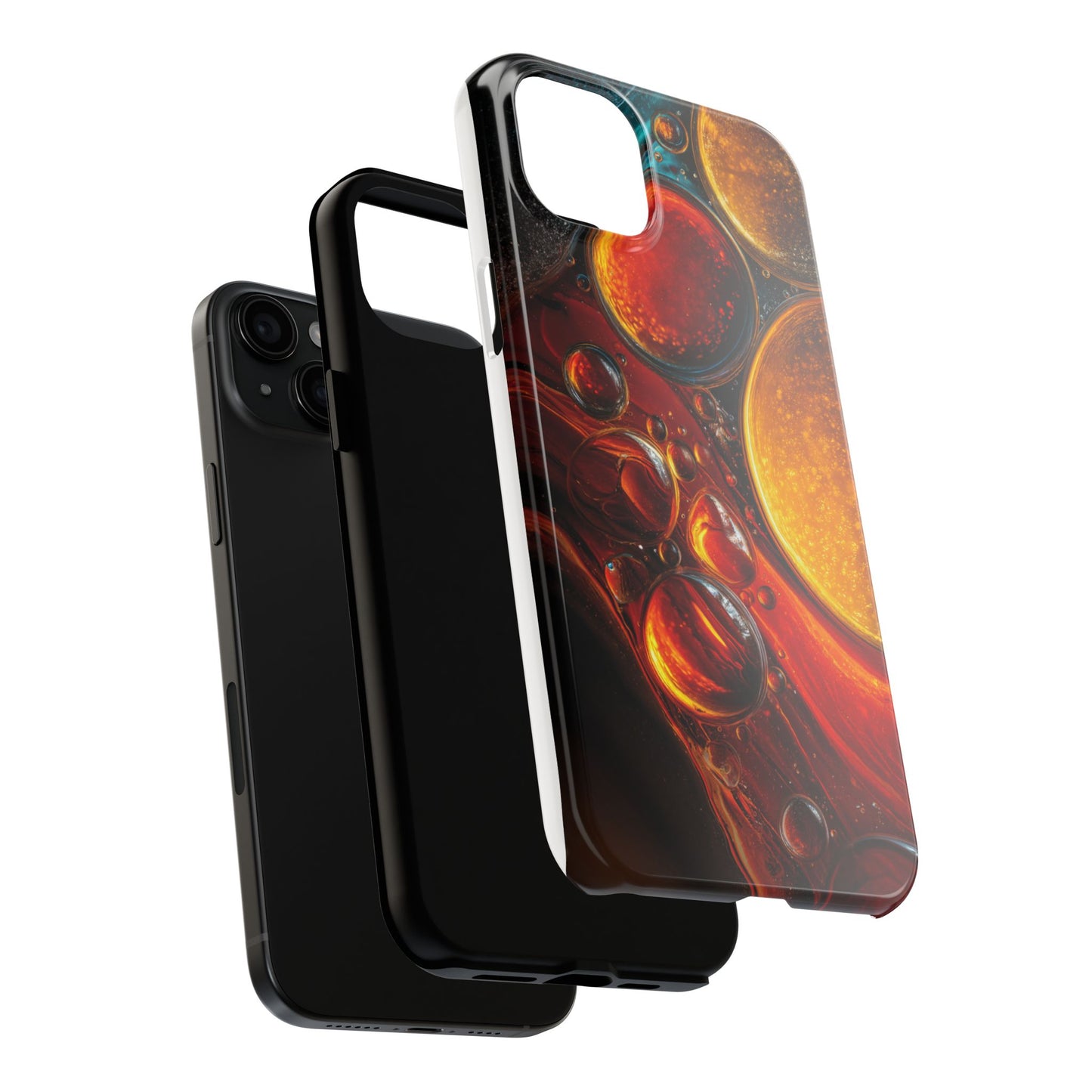 Vibrant Abstract Tough Phone Case - Protective Cover with Colorful Design