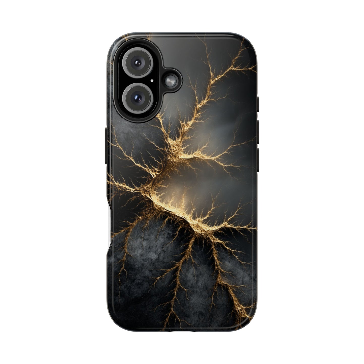 Electric Lightning Tough Phone Case - Durable Protection with Striking Design