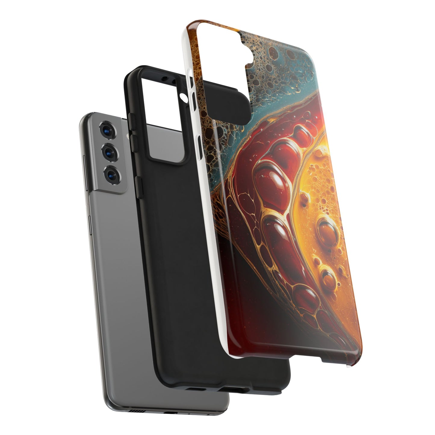 Vibrant Abstract Tough Phone Case - Colorful Protection for Your Device