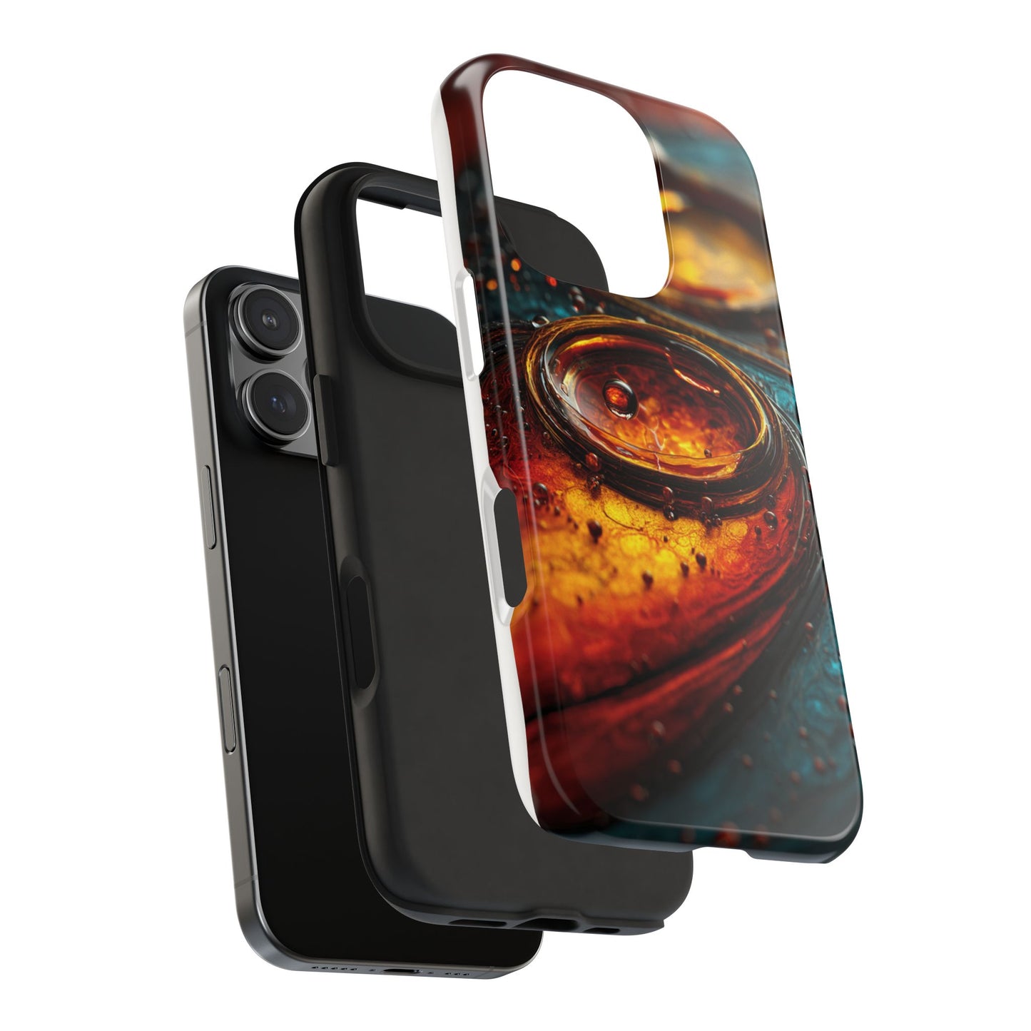 Artistic Tough Phone Case – Abstract Colorful Design for Unique Protection