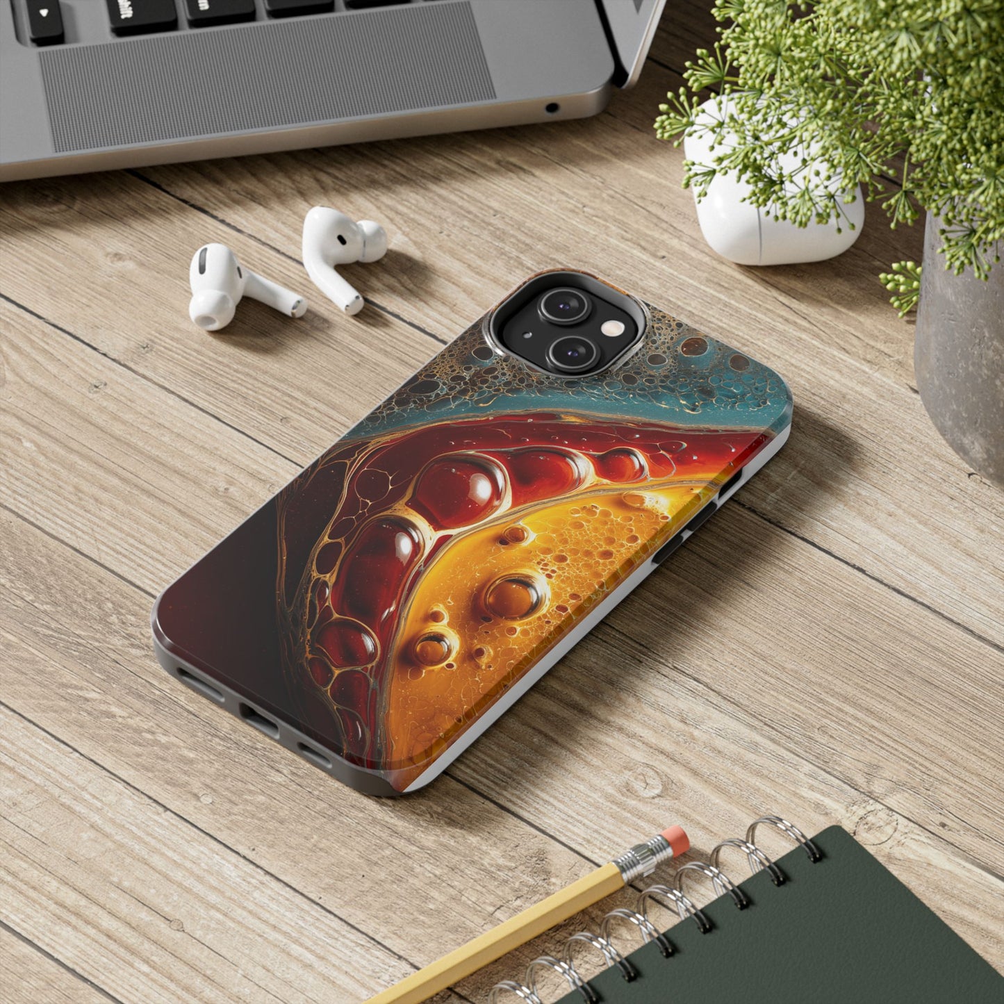 Vibrant Abstract Tough Phone Case - Colorful Protection for Your Device
