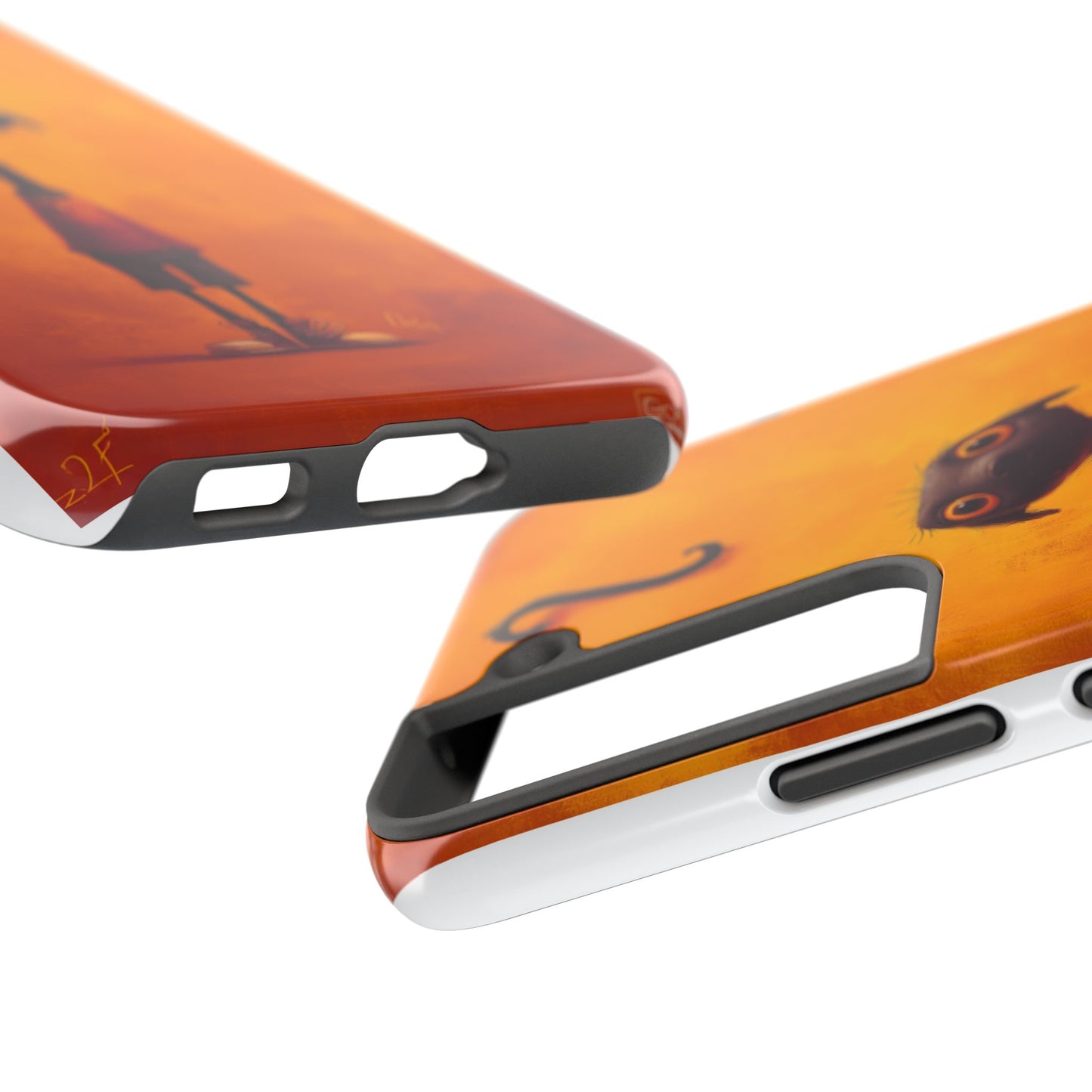 Whimsical Tough Phone Cases - Unique, Durable Design for Creative Minds